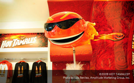 HOT TAMALES® physical model in-store